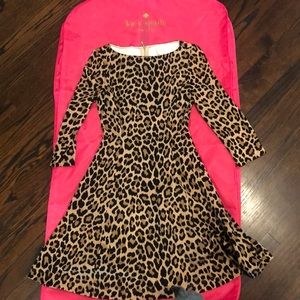 kate spade Dresses - Kate Spade Leopard fit and flare dress kate spade Dresses - Kate Spade Leopard fit and flare dress